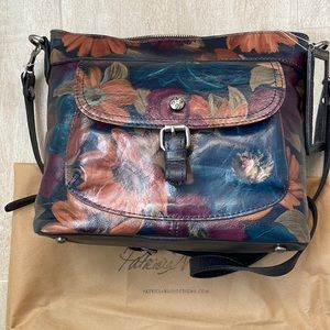 Patricia Nash Tuscania Leather bag - Floral Peruvian Painting